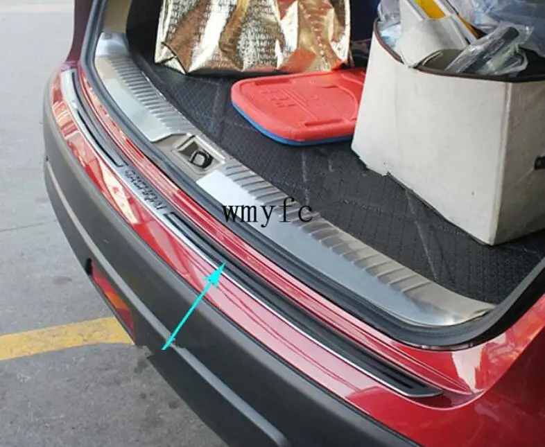 Автомобильный Стайлинг из нержавеющей стали ультратонкая защита заднего