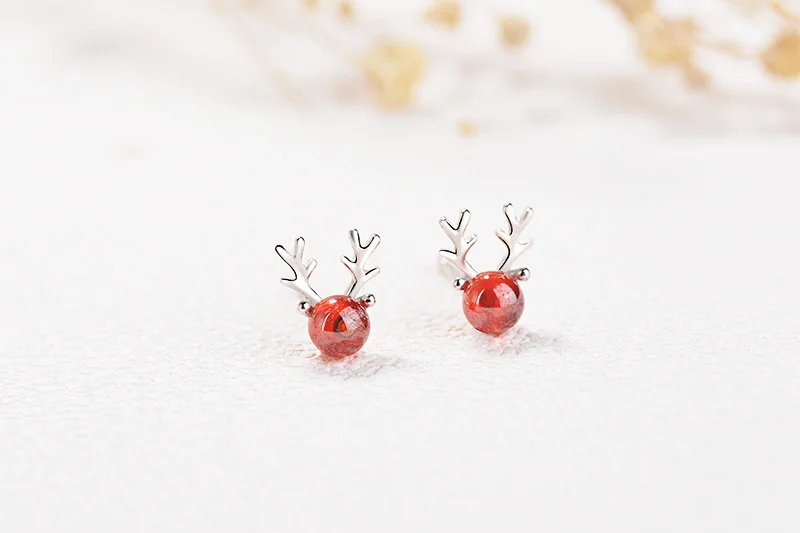 Новые женские серьги гвоздики 100% стерлингового серебра 925 пробы ювелирные