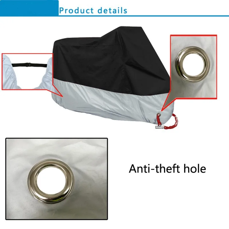 Waterproof Sun Motorcycle Cover Electric Bicycle Cover Dustproof UV Protector Portable Outdoor Rainproof Rain Cover