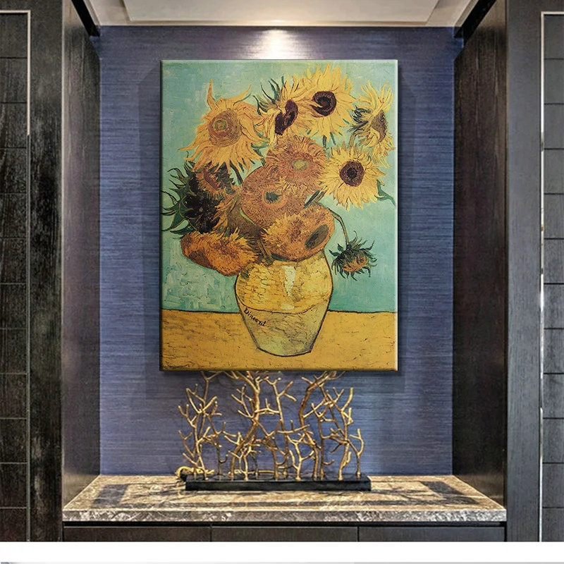 Ван Гог импрессионист классические пейзажные фигурки Картина Настенная