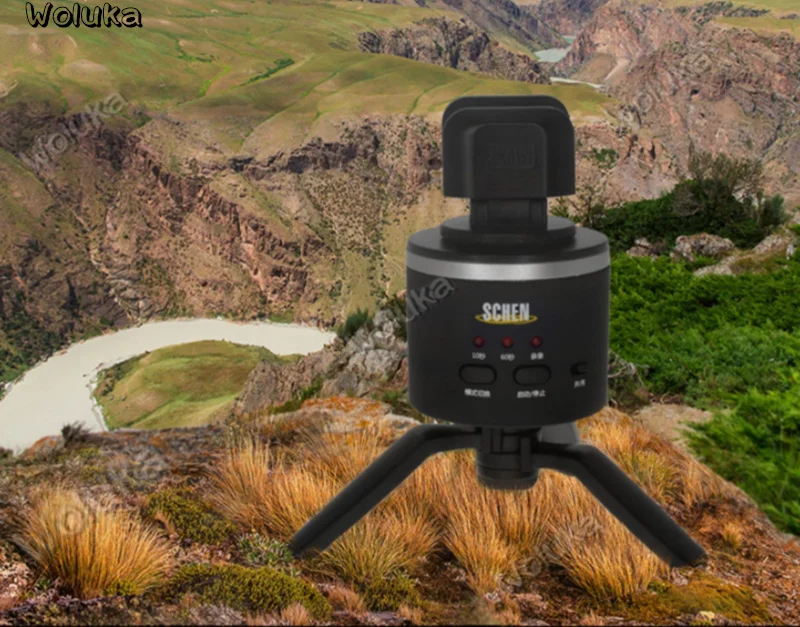 Панорамное фото на 720 ° Беспроводная электрическая платформа с bluetooth вращающаяся