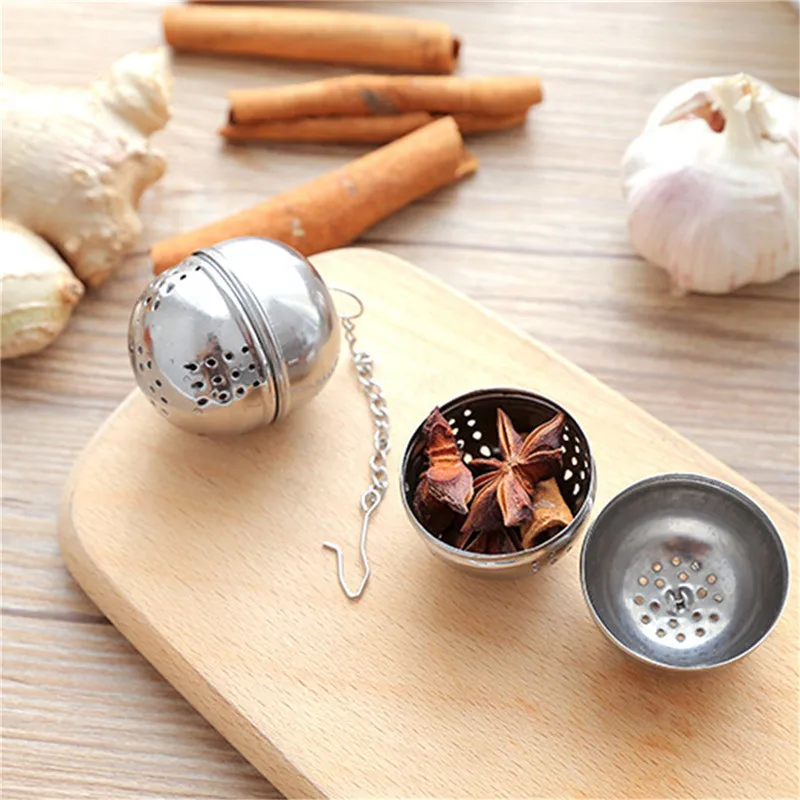 Нержавеющая сталь мяч форма заварка чая многоразовый сетчатый чайный горшок