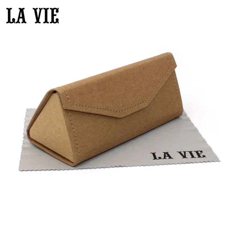 Складной Чехол для очков из крафт-бумаги с магнитным замком держатель хранения