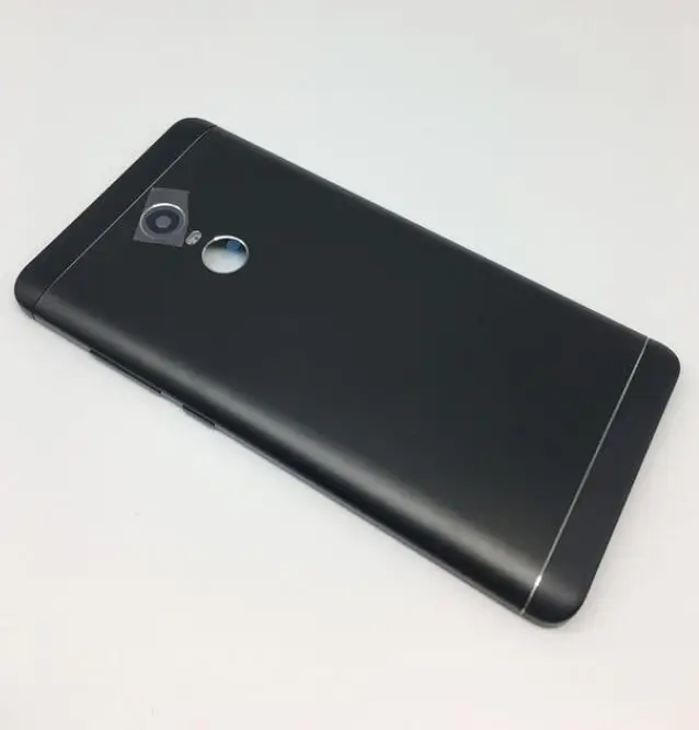 Черный Крышка аккумулятора для Xiaomi Redmi Note 4 Global/Note 4X задний Чехол металлический задний корпус сменный части - Цвет: Черный