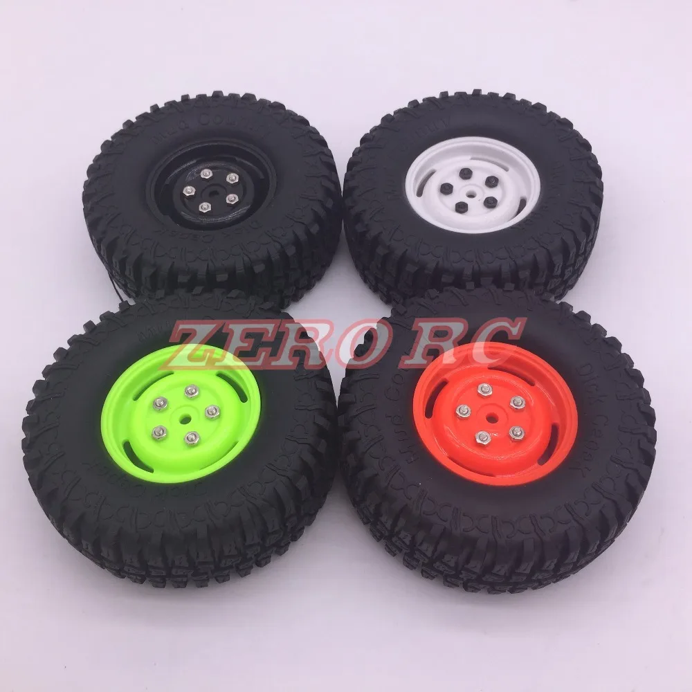 4 шт. радиоуправляемые шины для гусеничного автомобиля 100 мм 1 9 дюйма|rock crawler|wheels