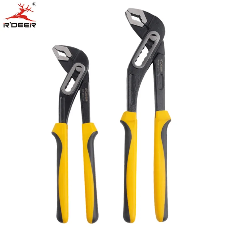 

RDEER 10''/12'' Water Pump Pliers Adjustable Wrench Combination Pliers Grip Pipe Wrench Groove Plier Plumbing Tools 1PC