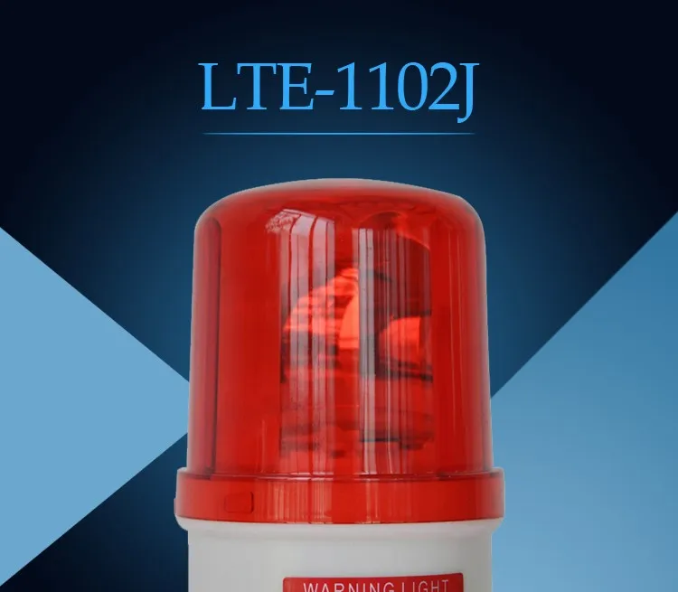 LTE-1102J Предупреждение Световой Звуковой сигнал 5 Вт/10 Вт Поворотный Болт Нижняя аварийная лампа с звуковой сигнал 90 дБ 12 В 24 в 110 В