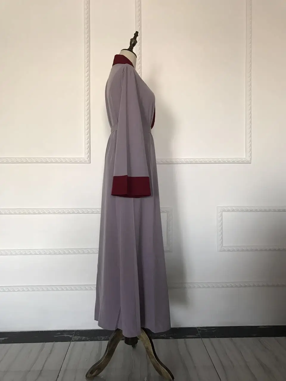 Женское мусульманское платье с открытой передней частью Abaya кафтан Дубай абаи