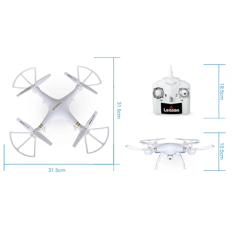 Профессии Дроны с Камера 2 4 ГГц 4CH 6 оси реального времени вертолет Quad Wi Fi и FPV ЖК