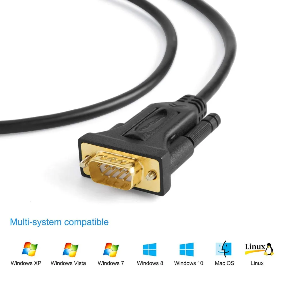 Адаптер USB к RS232 (чипсет FTDI) кабель 2 0 штекеру DB9 3.3 фута/6.6 футов/10 футов|Кабели VGA| |