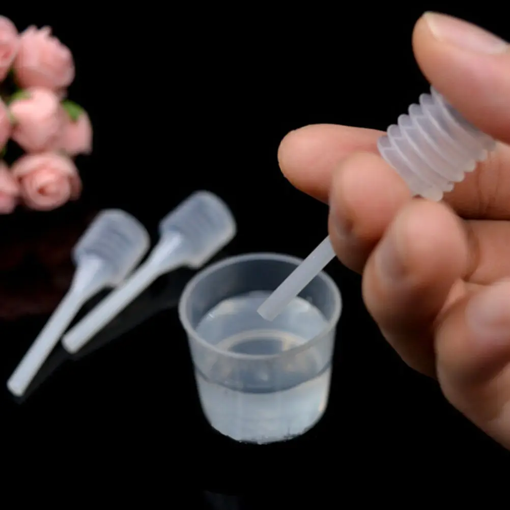 

10 Pcs/lot Plastic For Perfume Diffuser Bottle Mini Liquid Oil Dropper Lab Laboratory Supply 64mm Wholesale