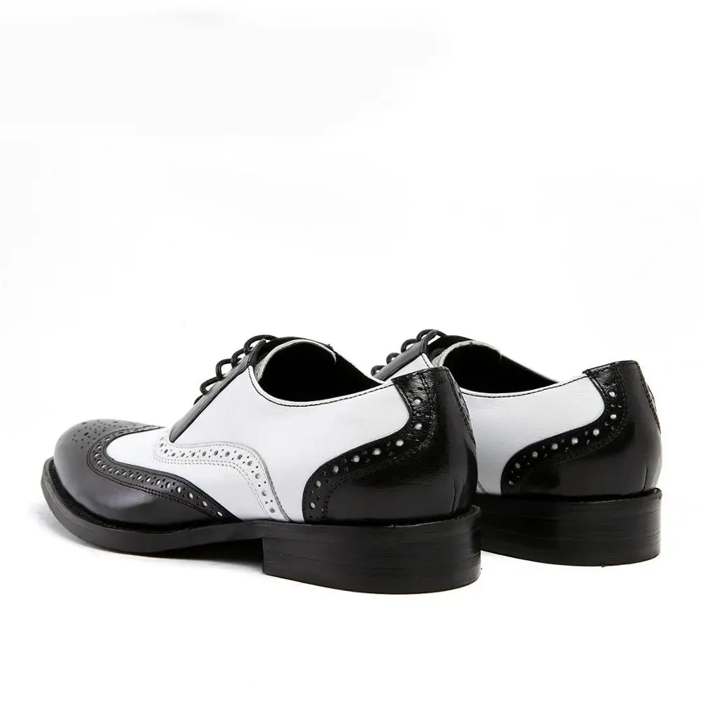 Распродажа! Мужские классические Броги из натуральной кожи с острым