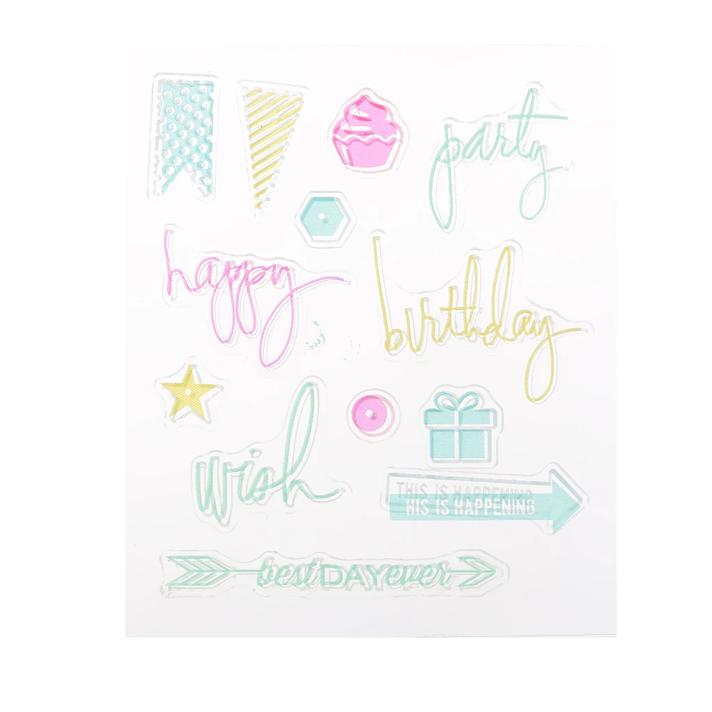 Мороженое силиконовая Прозрачная резиновая печать для скрапбукинга дневника