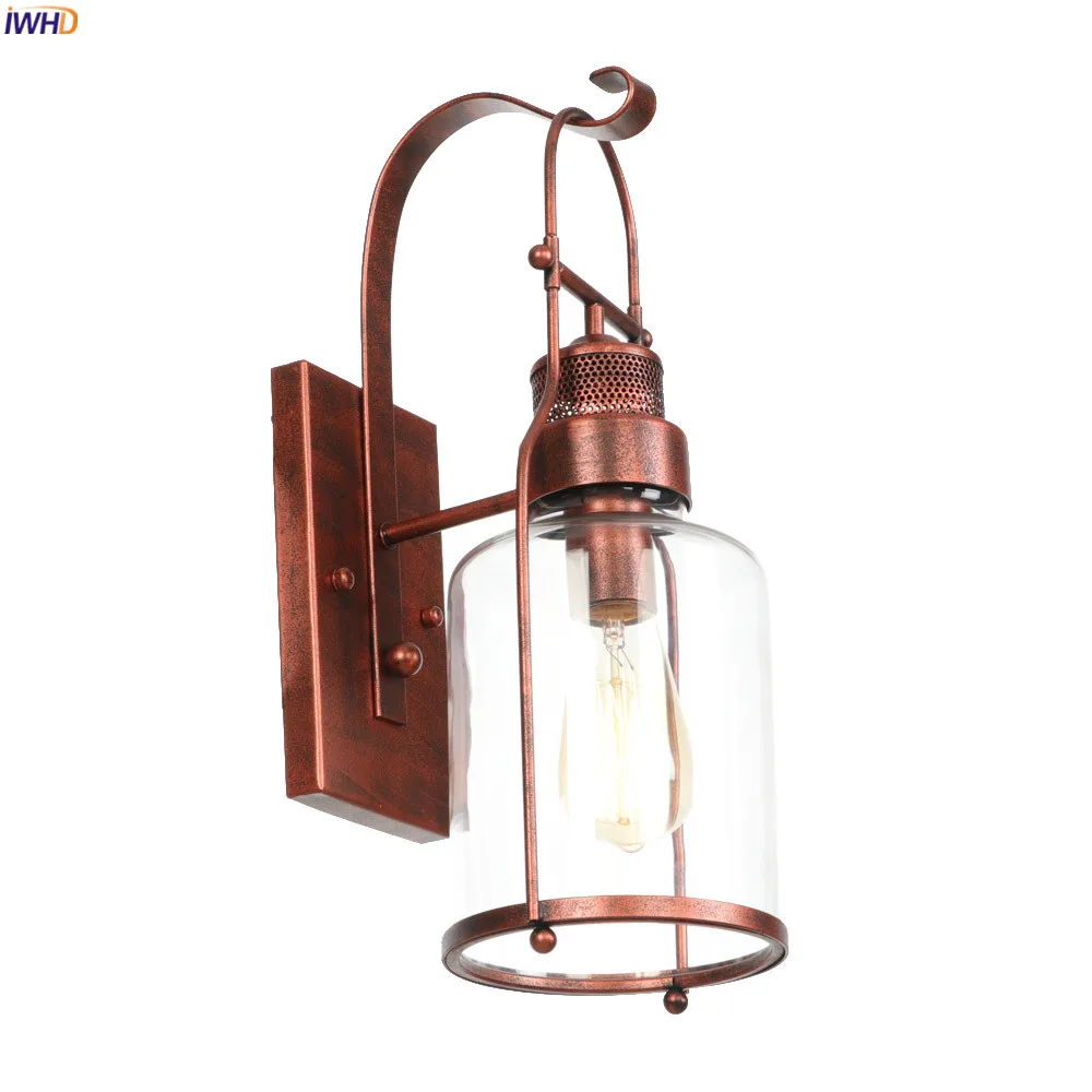Настенный светильник IWHD Wandlamp античный винтажный для прихожей крыльца лестницы