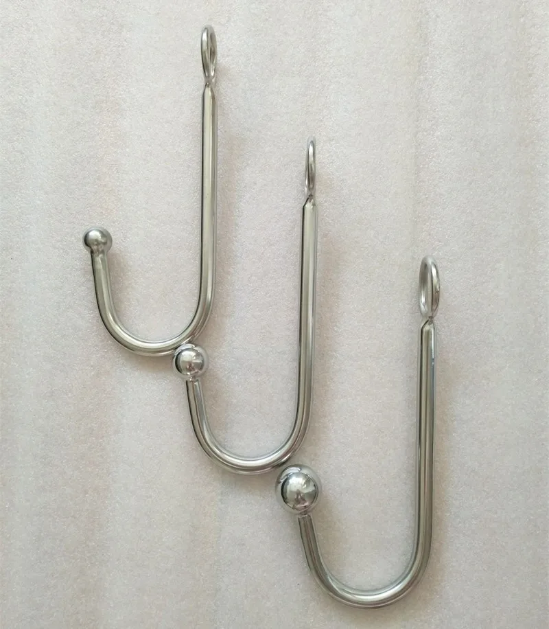 304 Stainless Steel Metal Anal Hook Sex Toys for Woman Man Couple Butt Plug Ass Stopper BDSM Fetish Slave Bondage Ball | Красота и