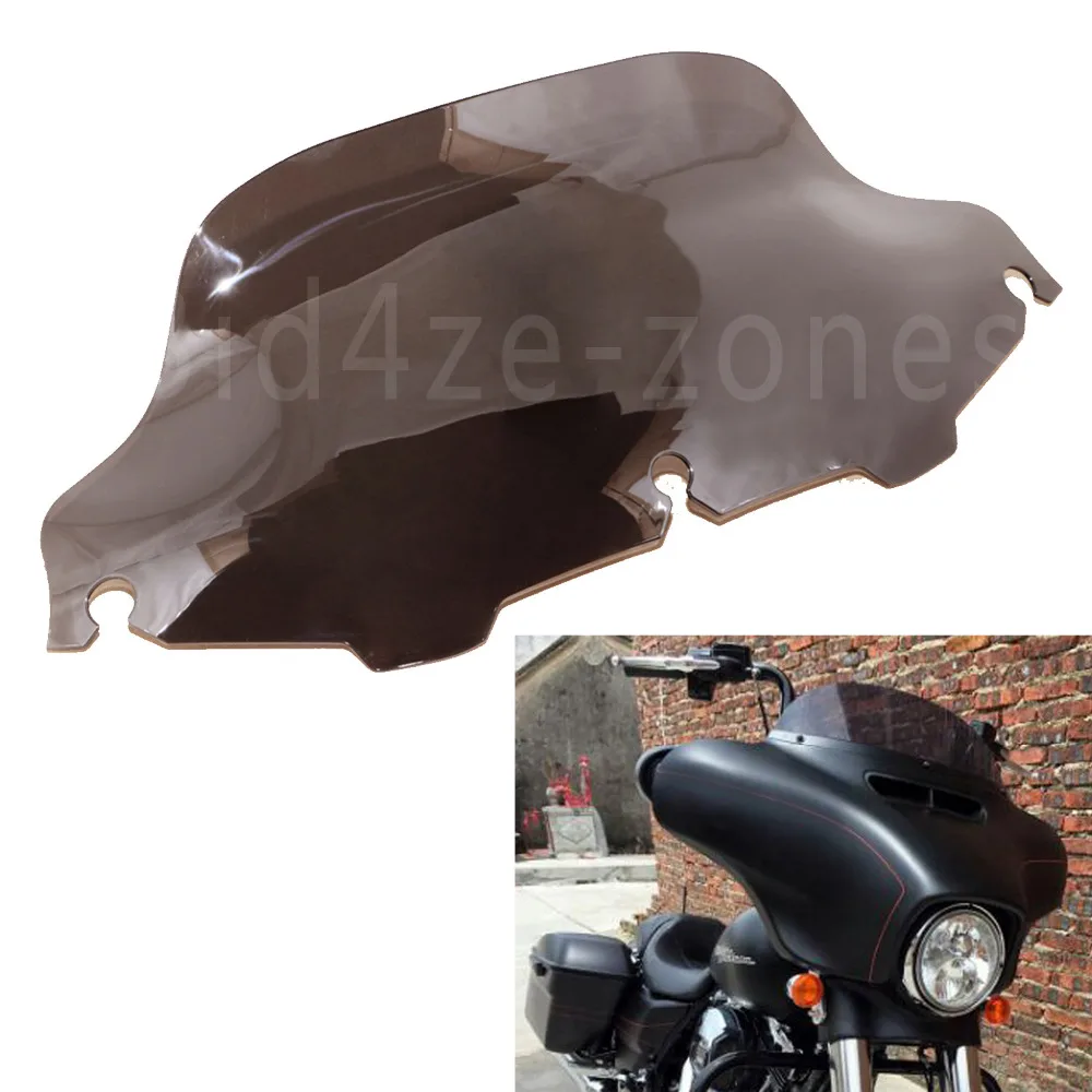 Мотоцикл 8 &quotдымовая волна лобовое стекло подходит для Harley Electra Street Glide Touring Bike 1996