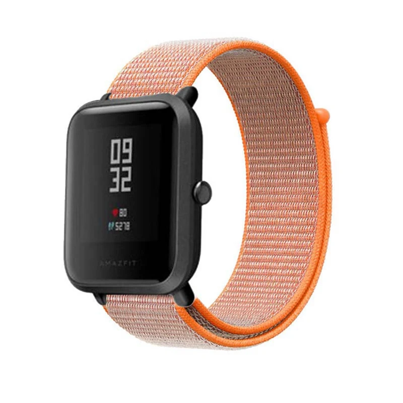 Нейлоновый ремешок AMAZFEEL для часов Amazfit, цветной нейлоновый ремешок с петлей для часов Amazfit BIP PACE, часы Stratos