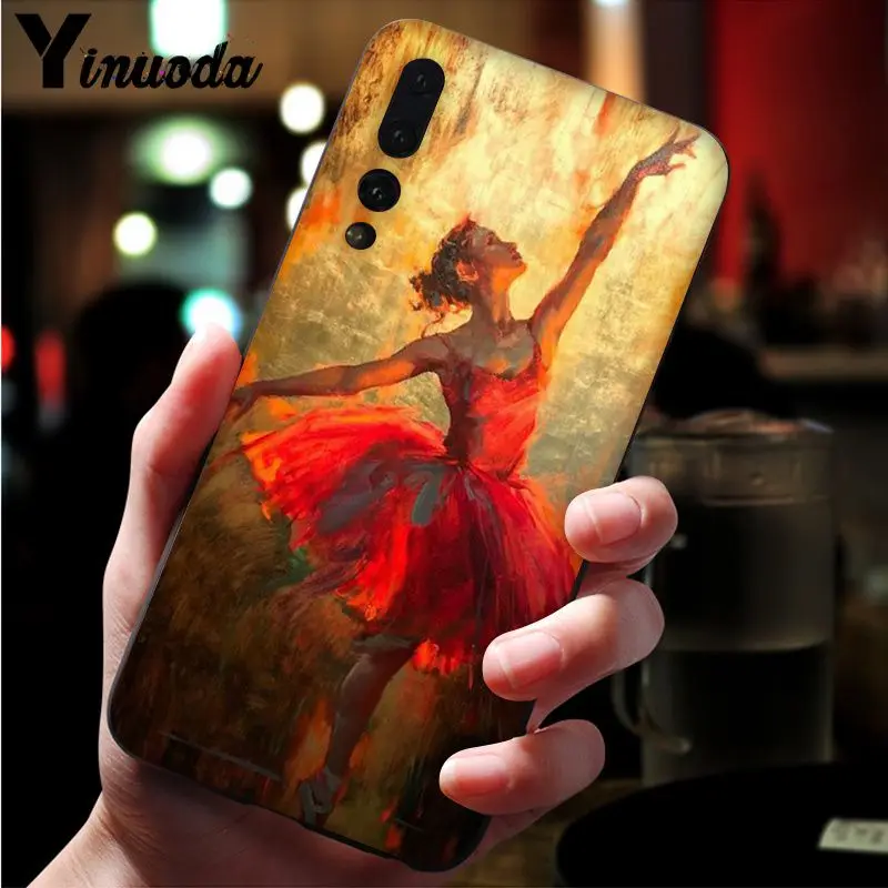 Yinuoda Балерины Девушка Танцы клиент высокое качество чехол для телефона Huawei Mate10 Lite