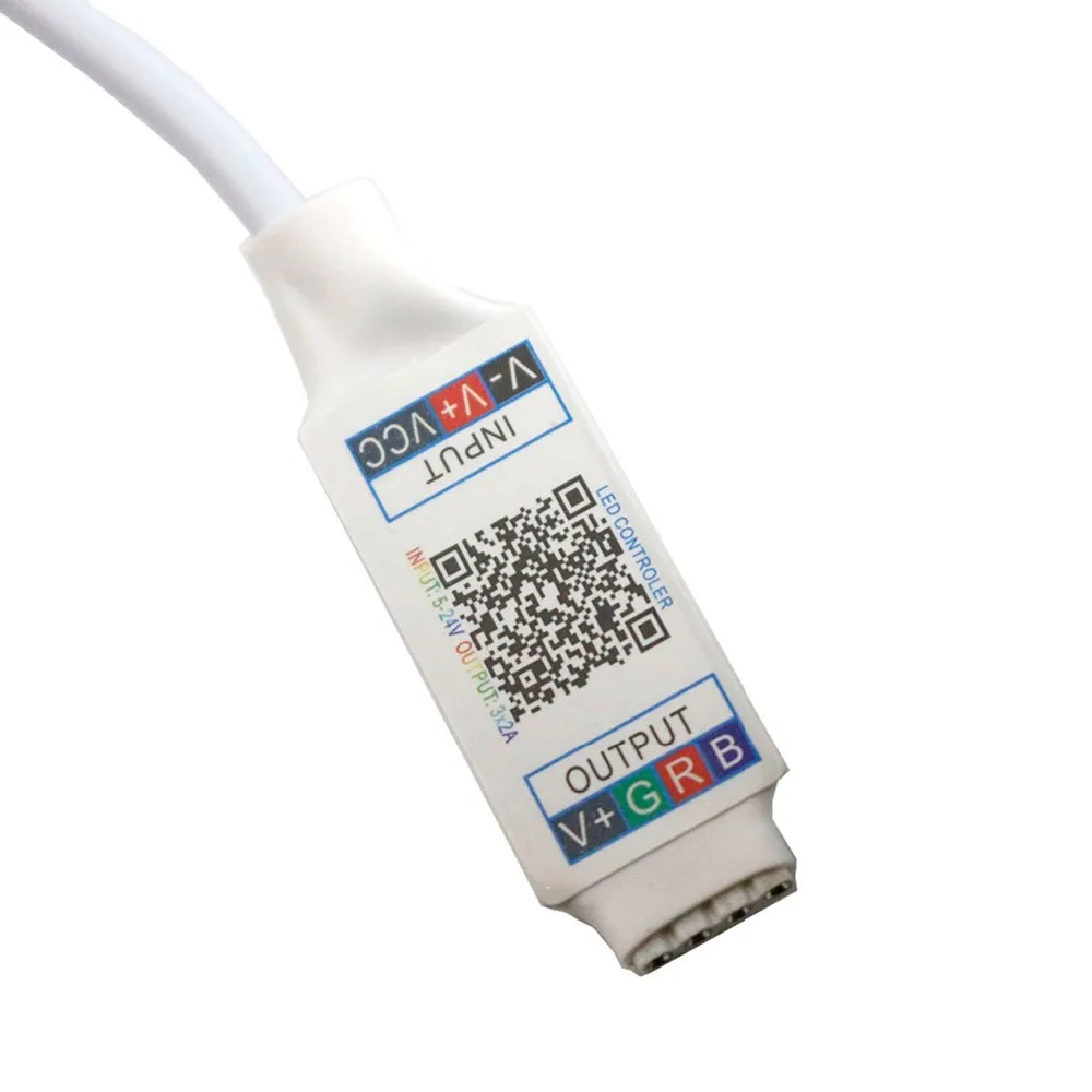DC 5 в 12 В 24 В мини RGB Bluetooth контроллер мини музыка Bluetooth контроллер светильник полосы контроллер для RGB светодиодные ленты JQ