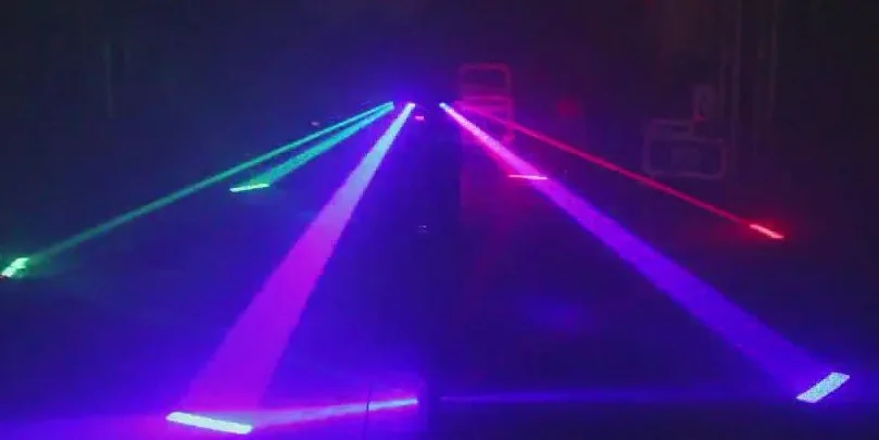 rgb laser Новая модель полноцветный 6 головок умный луч лазерный движущаяся головка светильник для ночного клуба события шоу - Цвет: rgb laser