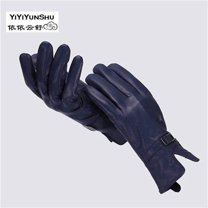 color 8 Yiyyunshu перчатки из натуральной овчины для женщин Натуральная Шерсть Зима Осень теплые меховые перчатки натуральный мех перчатки из натурального меха женские - Цвет: color 8