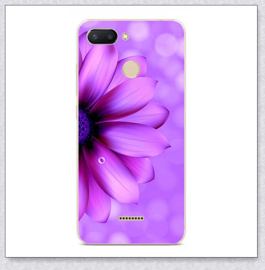 Силиконовый чехол для Xiao mi Red mi 6, чехол 5,45 дюйма, Роскошный чехол для телефона с принтом кошки для Xiao mi Xio mi Red mi 6 Red mi 6 Fundas Coque - Цвет: 051