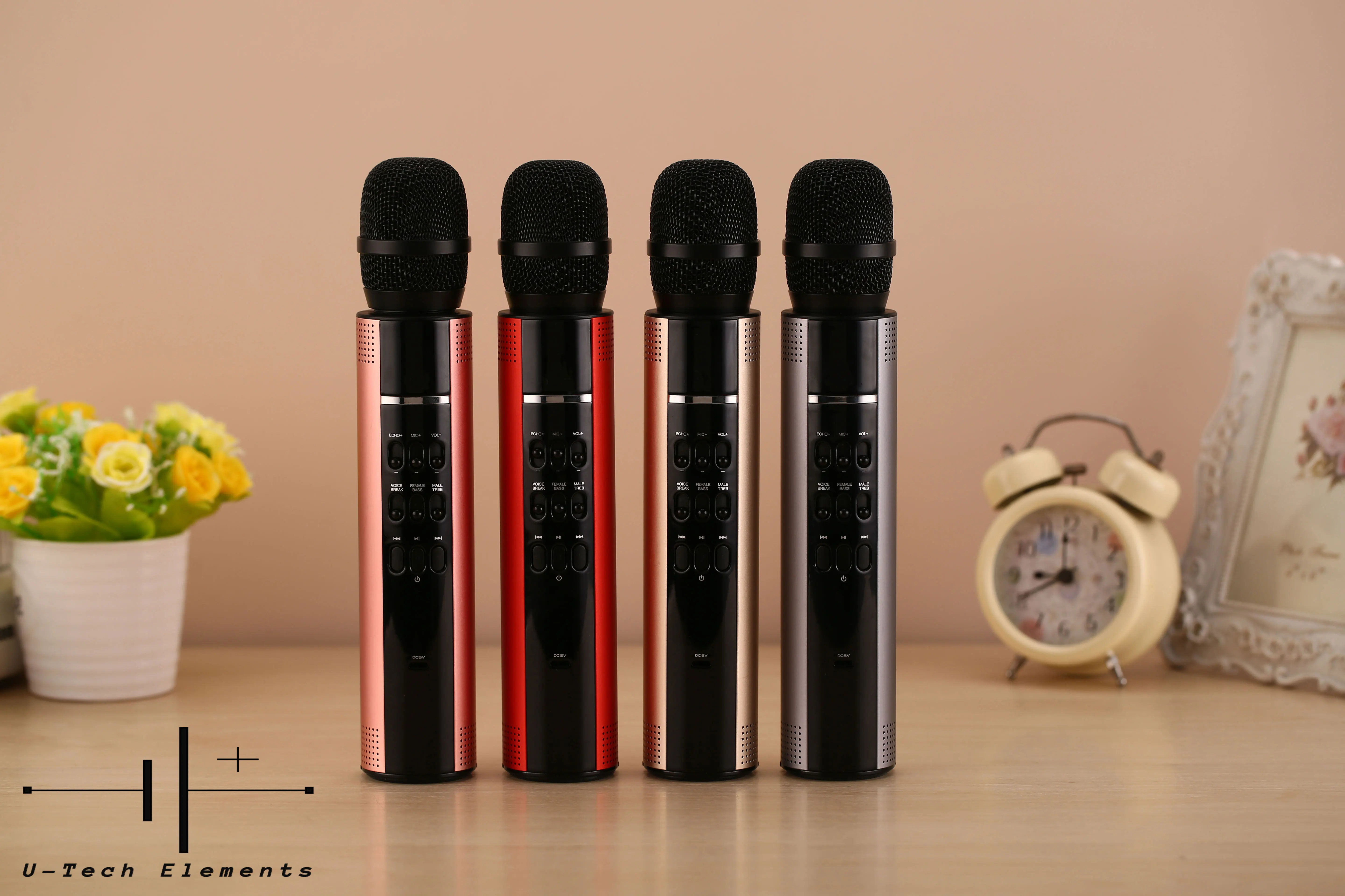 Караоке и динамик (2в1) Bluetooth микрофон Портативный многофункциональный может