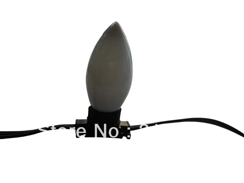 50 узлов DC12V WS2811 LED technicolor pixel водонепроницаемый полный цвет с гладкой крышкой milky