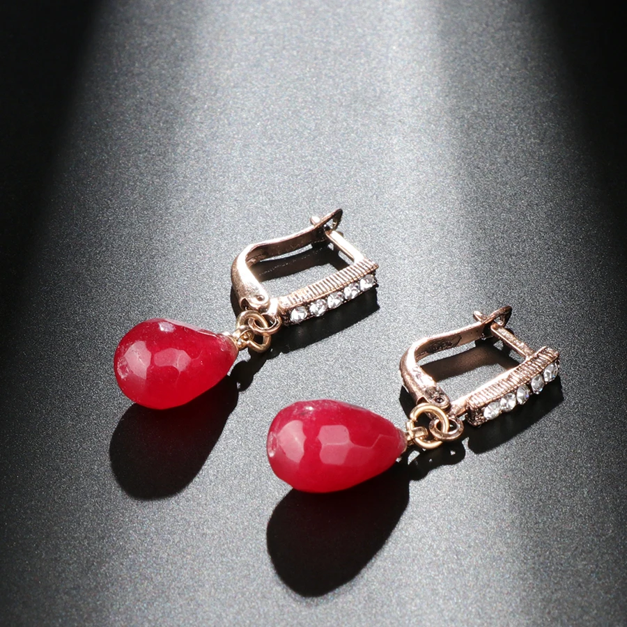 Kinel роскошный набор из натуральных камней женское большое ожерелье браслет с