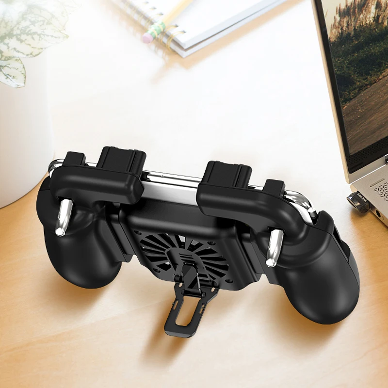 L1R1 PUBG мобильный контроллер Кнопка Fire Aim Key геймпад для iOS Android кулер вентилятор 4