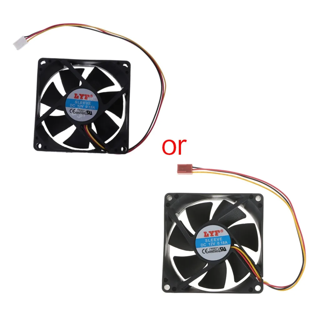 3 pin 80 мм x 25 CPU PC вентилятор охладитель радиатора выхлопных газов|pc fan cooler|cooler heatsinkpc