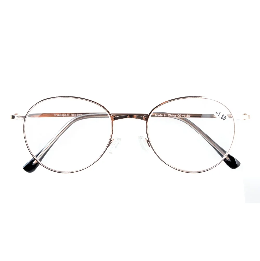 R15037 Eyekepper читатели легкие овальные ретро очки для чтения + 0 0/0 5/0 75/1 0/1 25/1 5/1 75/2 0/2 25/2