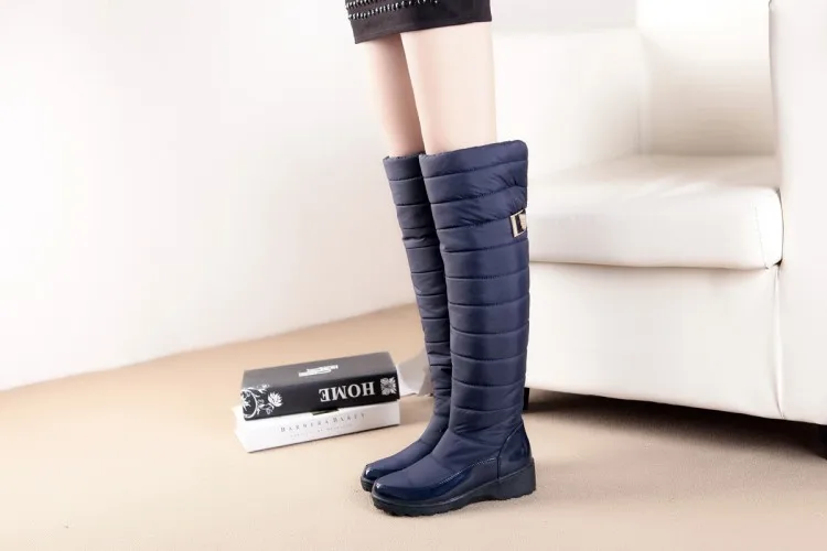 Зимние сапоги женские стильные сапоги-ботфорты botas masculina zapatos botines mujer chaussure femme обувь hx-53