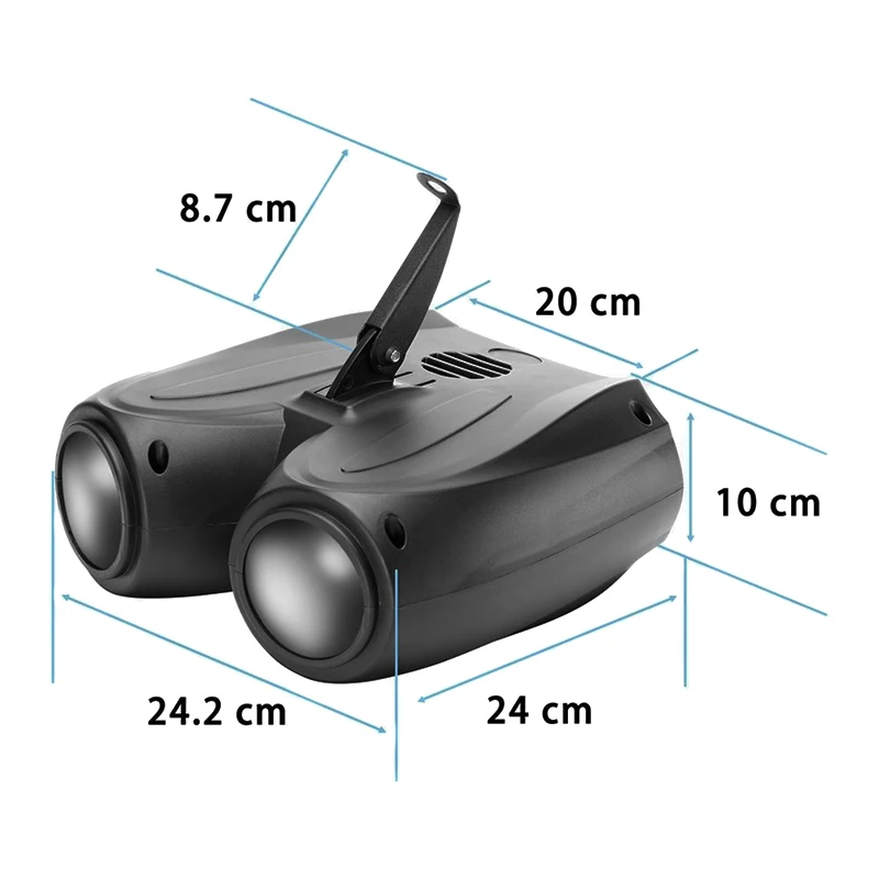 Сцсветильник ческий прожектор с двумя головками 128 светодиодов RGBW TN99|Полочные