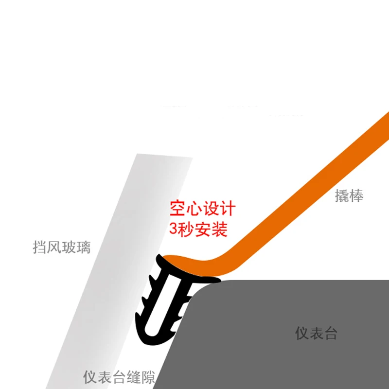 Автомобильные наклейки уплотнительные ленты для приборной панели товары Ford Focus