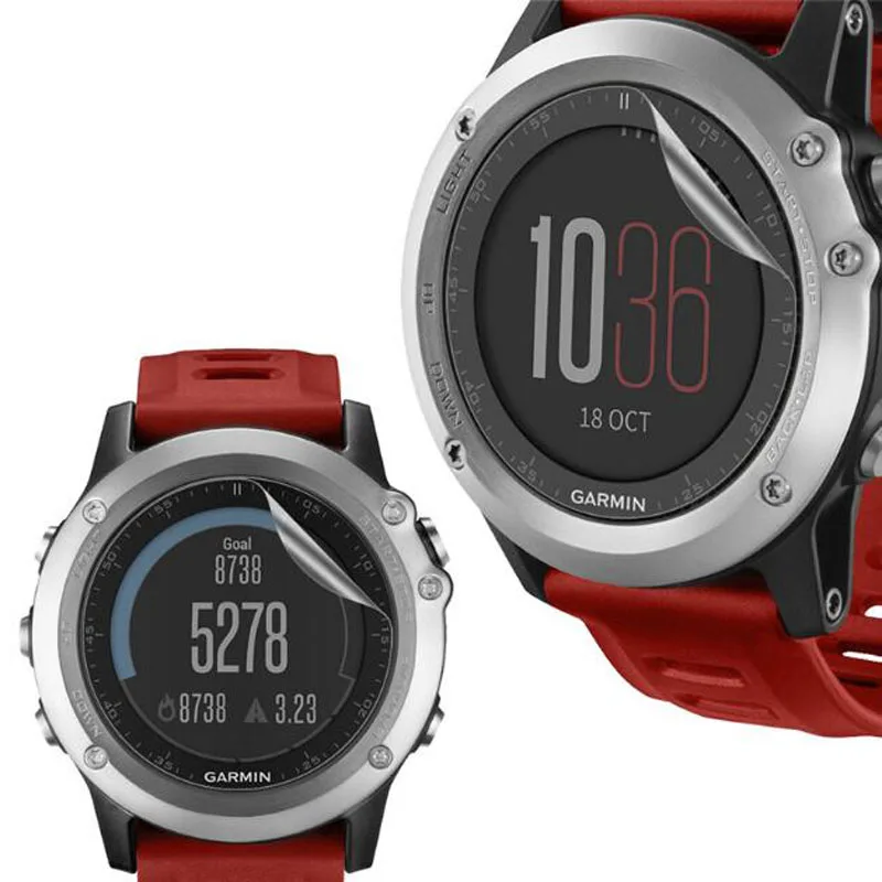 2 шт. мягкая прозрачная защитная пленка из ТПУ для смарт часов Garmin Fenix 3/Fenix3 HR|guard|guard