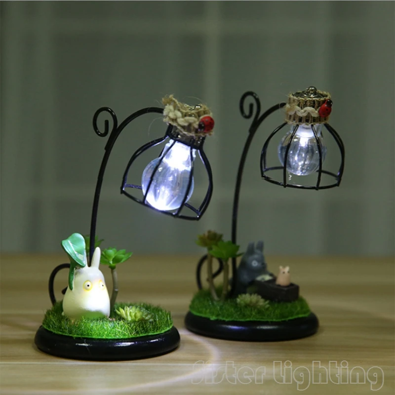 Мой сосед Тоторо лампа led ночник Кнопка питание от аккумулятора для детей подарок