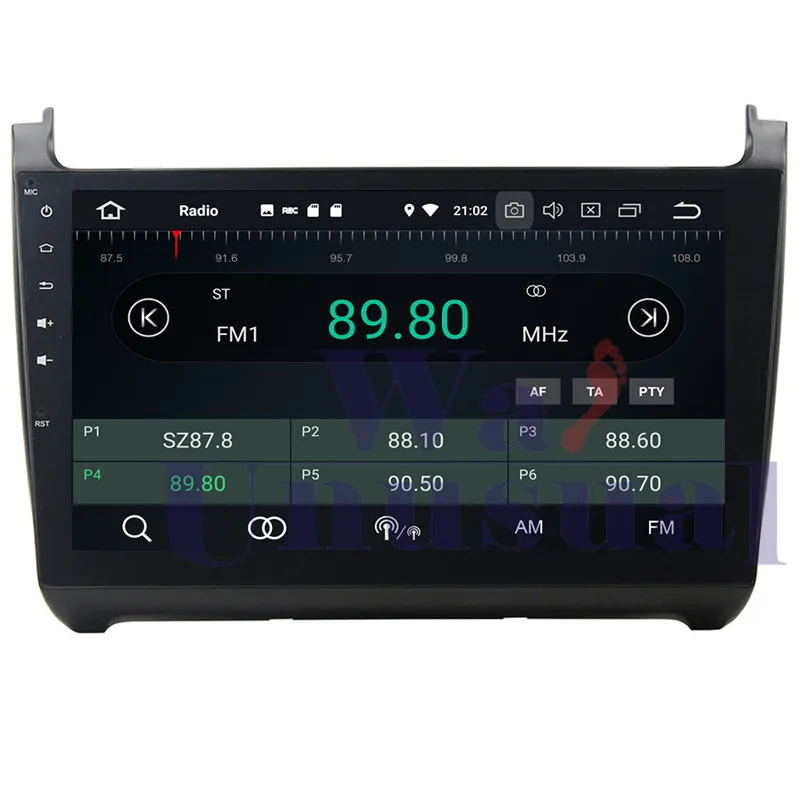 Wanuary 10 1 дюймовый Android 9 0 автомобильный ПК GPS навигация плеер для VW POLO 2015 без DVD Радио