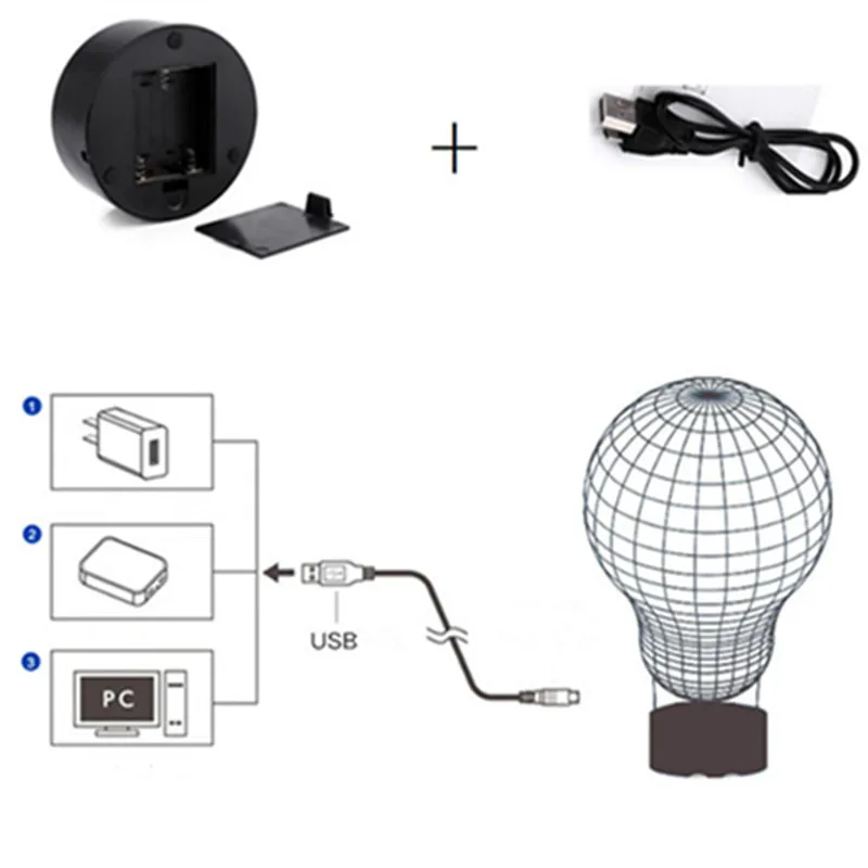 New Star Wars Death star 3D LED Night Light Touch Switch Table Lamp USB 7 Color Room Decor Colorful Lighting for Gift | Лампы и