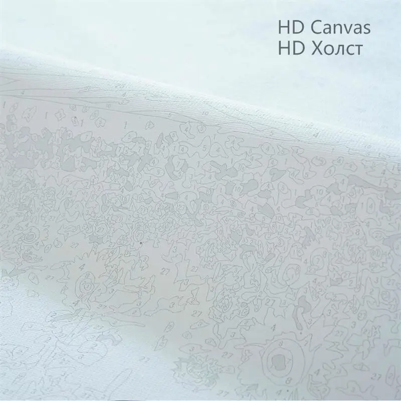 Краска для создания бабочки DIY по номерам без рамки Масляная на холсте птица