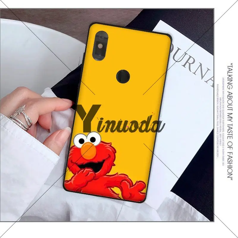 Yinuoda Cookie Sesame Street DIY Painted Beautiful Phone Accessories Case for Xiaomi MI MIX 2 2S 6 8 8SE Note 3 Redmi 5 plus | Мобильные