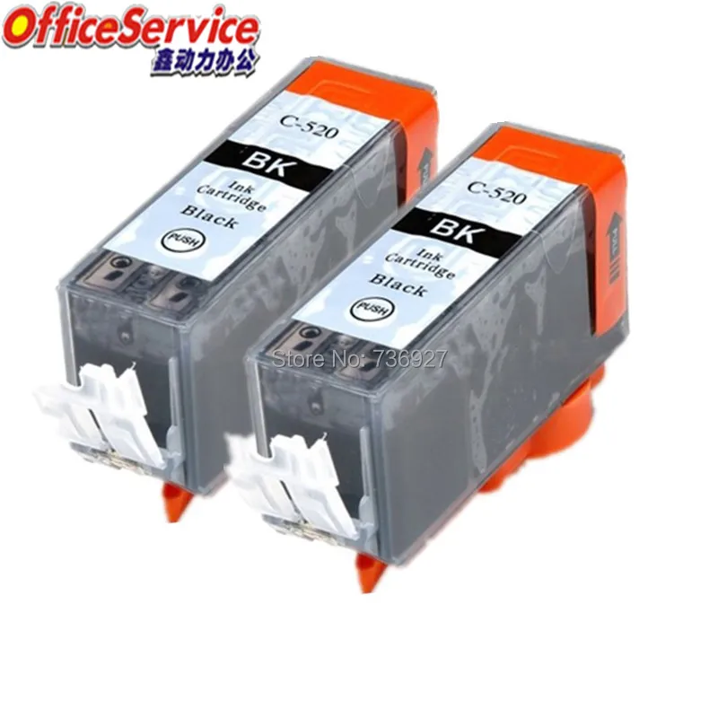 

Черный Картридж для струйного принтера Canon MP648 MP980 MX860 MX870 IP4700 MP560, 2 шт.
