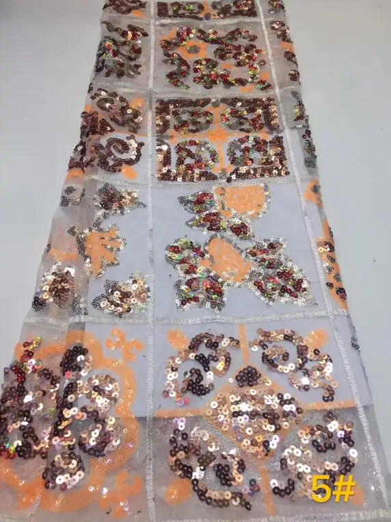 David 7.3512 модные блестки Тюль Вышивка французский чистая кружевная ткань для