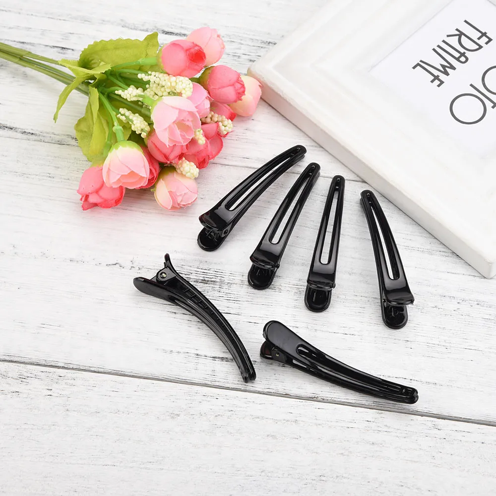 12 шт. черный Утконос заколки для волос разноцветные пластиковые зубы утки