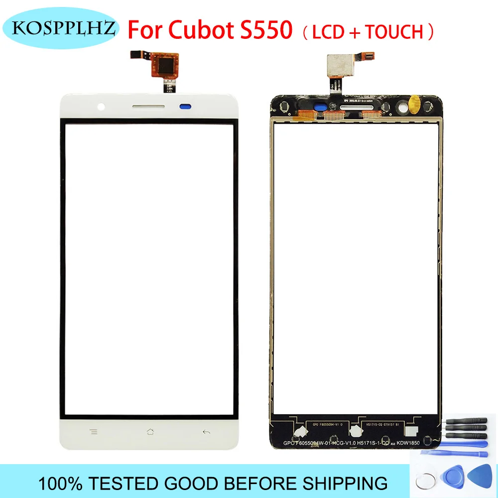 Оригинальный сенсорный экран белого цвета для Cubot S550 сенсорная панель дигитайзер