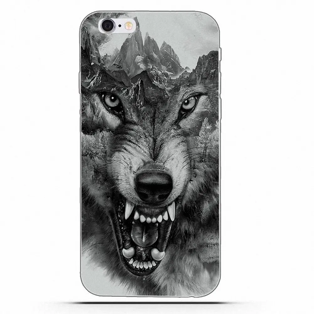 Wexoeq Wolf для Huawei Honor 4C 5A 5X 6A 6C 6X 7X 9 V8 V10 Mate 7 8 10 P9 P20 Pro Lite Play мягкая новая мода|Бамперы| |