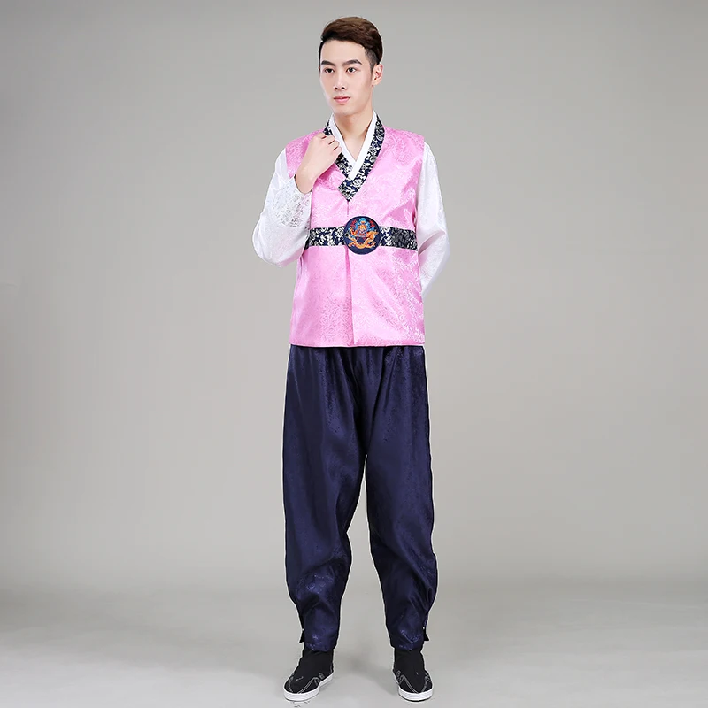 Высокое качество мужской Корейский Традиционный анбок танцевальный сценический