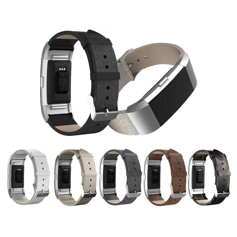 Ремешок из натуральной кожи для браслета Fitbit Charge 2 сменный Браслет часов 2|band wrist