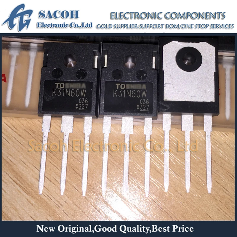 

New Original 5PCS/Lot TK31N60W K31N60W OR TK31N60W5 K31N60W5 TK31N60 TO-247 30.8A 600V Silicon N-Channel MOS Transistor