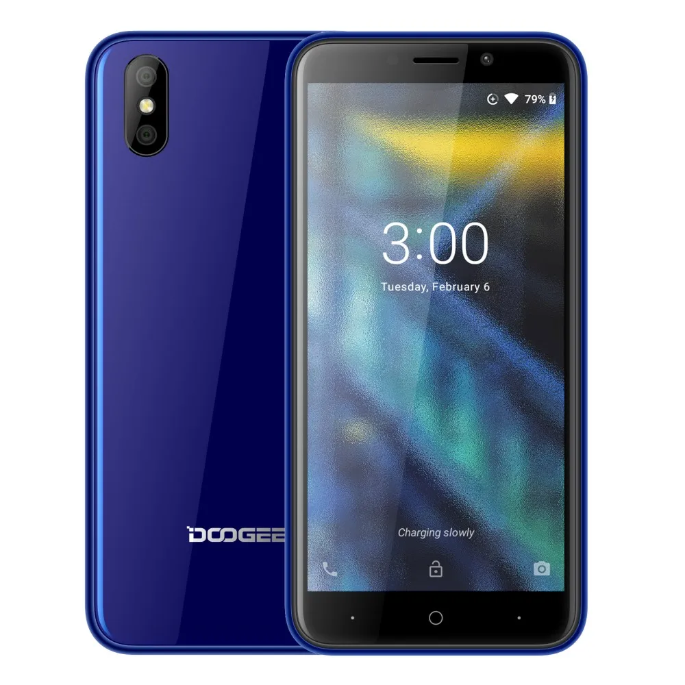 DOOGEE X50 5 0 &quot18:9 дисплей мобильного телефона Android 8 1 MTK6580 4 ядра ГБ Оперативная память